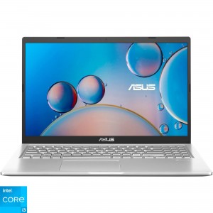 Laptop ASUS A516EA cu procesor Intel® Core™ i3-1115G4 pana la 4.10 GHz, 15.6", Full HD, IPS, 8GB DDR4, 256GB SSD, Intel® UHD Graphics, Transparent Silver